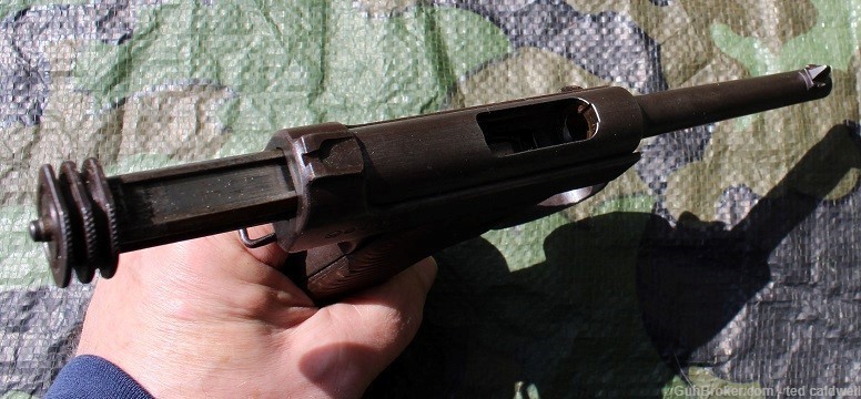  Japanese T-14 Nambu 8mm pistol in rubberized fabric holster! Free Ship !-img-15