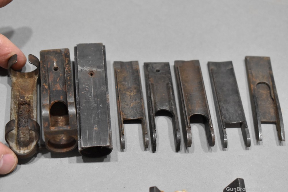 Large Lot 50 Pieces Mixed Foreign Military Rear Rifle Sight Parts-img-3