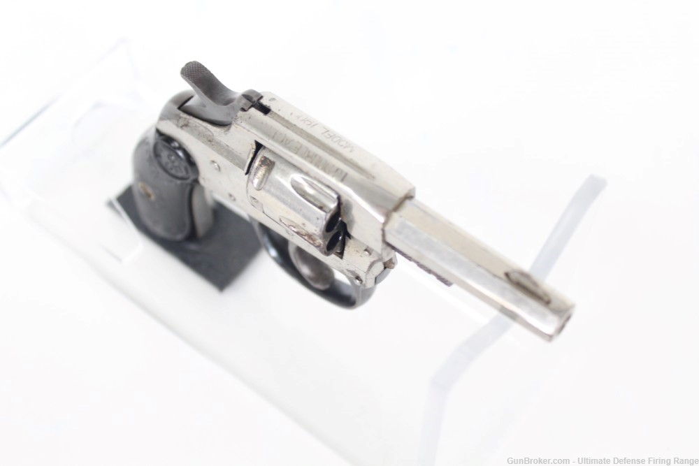 Iver Johnson Model 1900 Nickel Plated Double Action 22 LR 8-Shot C&R-img-3