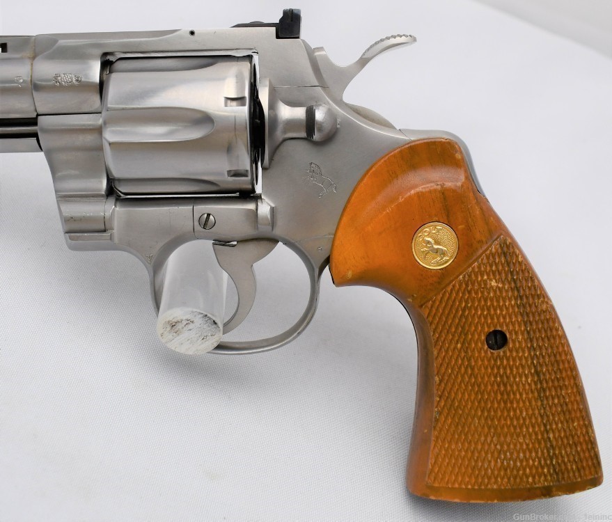 Colt Python 6" Stainless Boxed 1984 -img-2