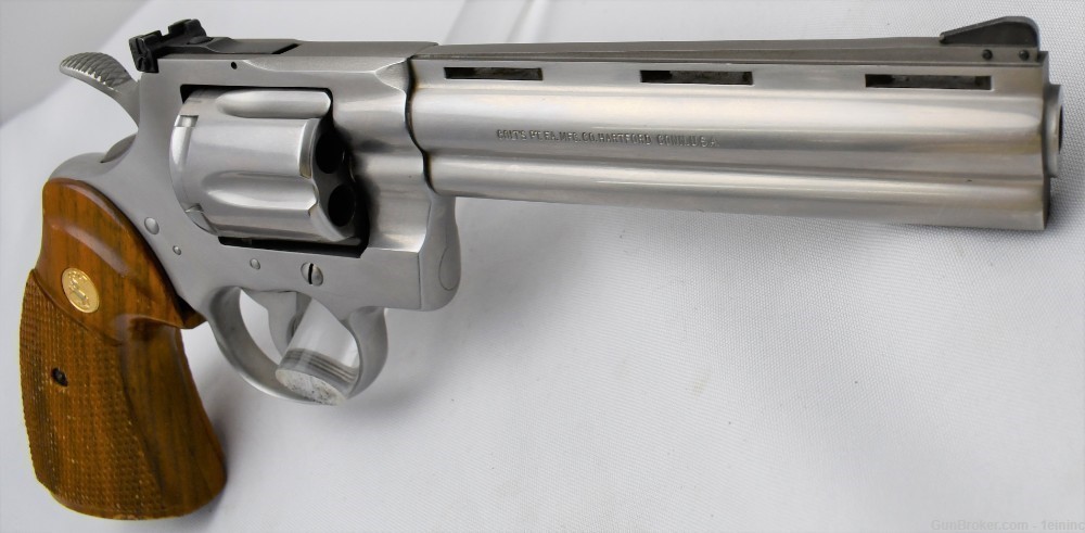 Colt Python 6" Stainless Boxed 1984 -img-6
