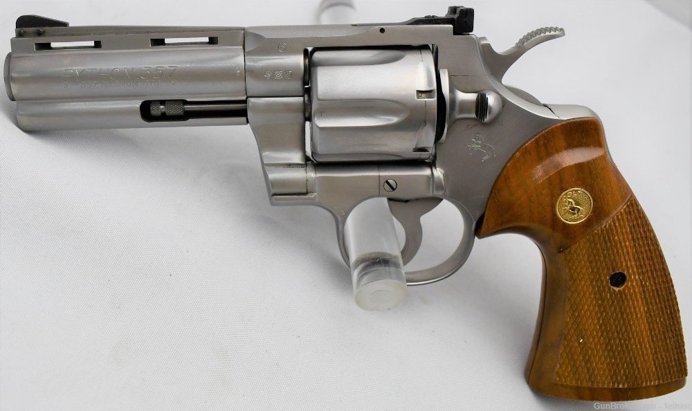 Colt Python 4” Stainless Boxed 1983-img-1