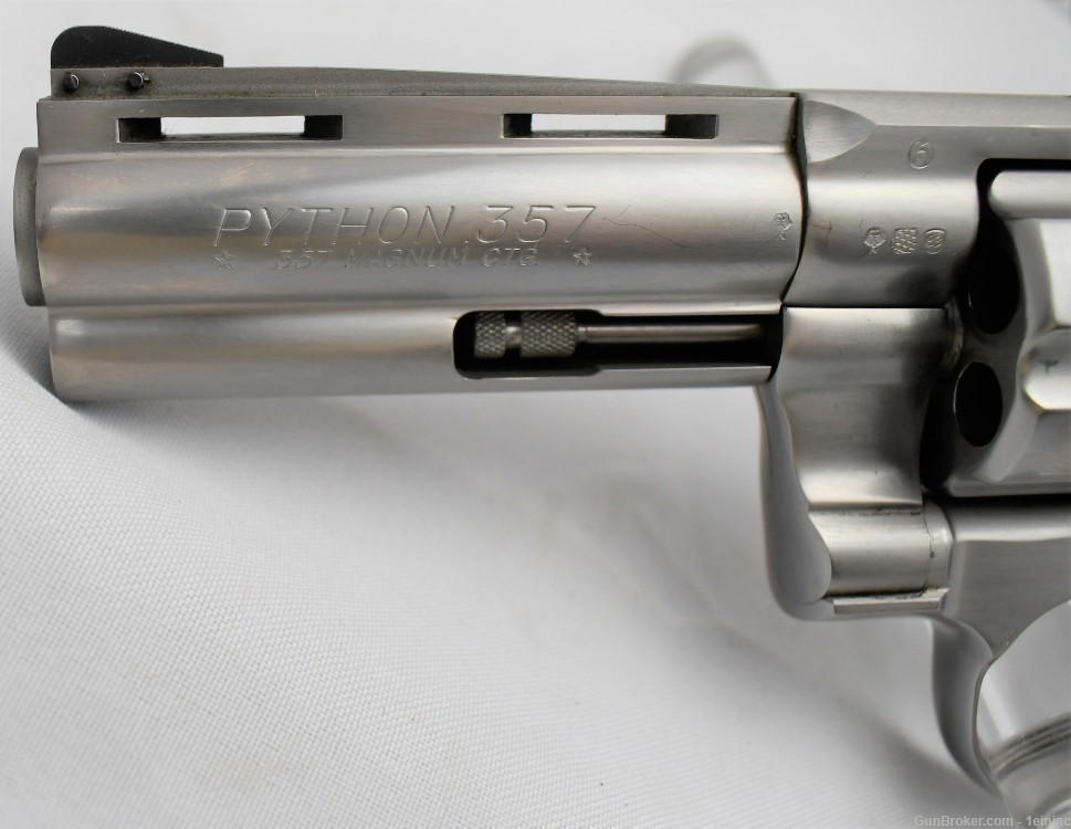 Colt Python 4” Stainless Boxed 1983-img-3
