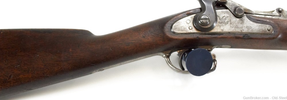 Springfield Model 1863 .50-70 ANTIQUE Black Powder RifleConversion Trapdoor-img-4