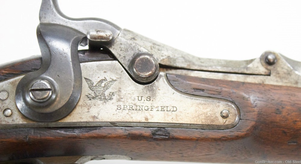 Springfield Model 1863 .50-70 ANTIQUE Black Powder RifleConversion Trapdoor-img-7
