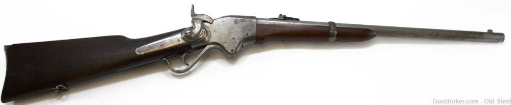 Spencer Repeating Carbine 56-56 Antique Civil War Era Breech Loader Lever-img-0