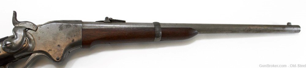 Spencer Repeating Carbine 56-56 Antique Civil War Era Breech Loader Lever-img-3