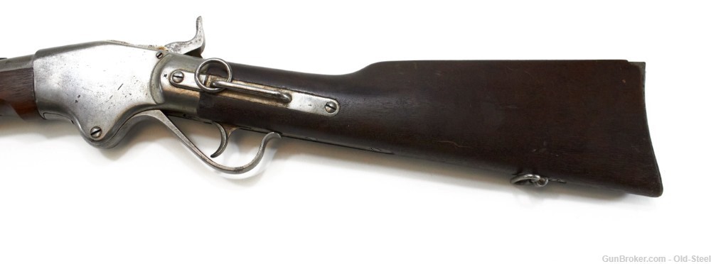 Spencer Repeating Carbine 56-56 Antique Civil War Era Breech Loader Lever-img-6