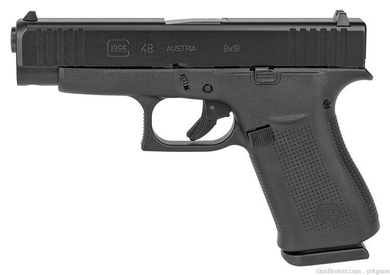 Glock G48 9mm Compact 10rd Handgun NEW PA4850201 -img-0