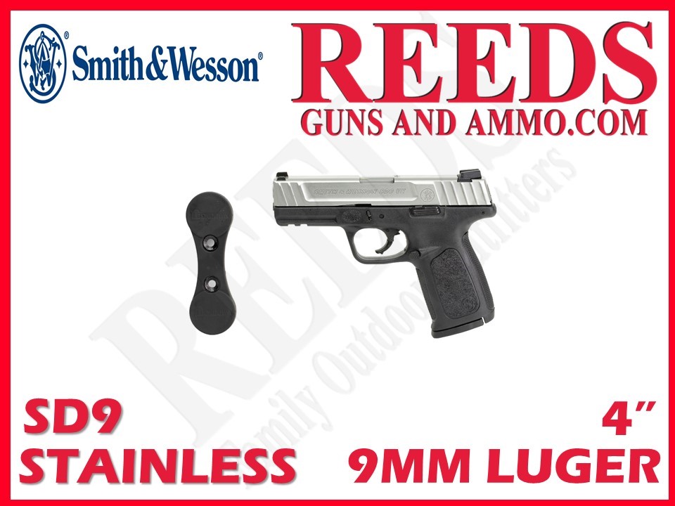 Smith & Wesson SD9 Two Tone Magnet Package 9mm 4in 2-16Rd Mags 13662-img-0