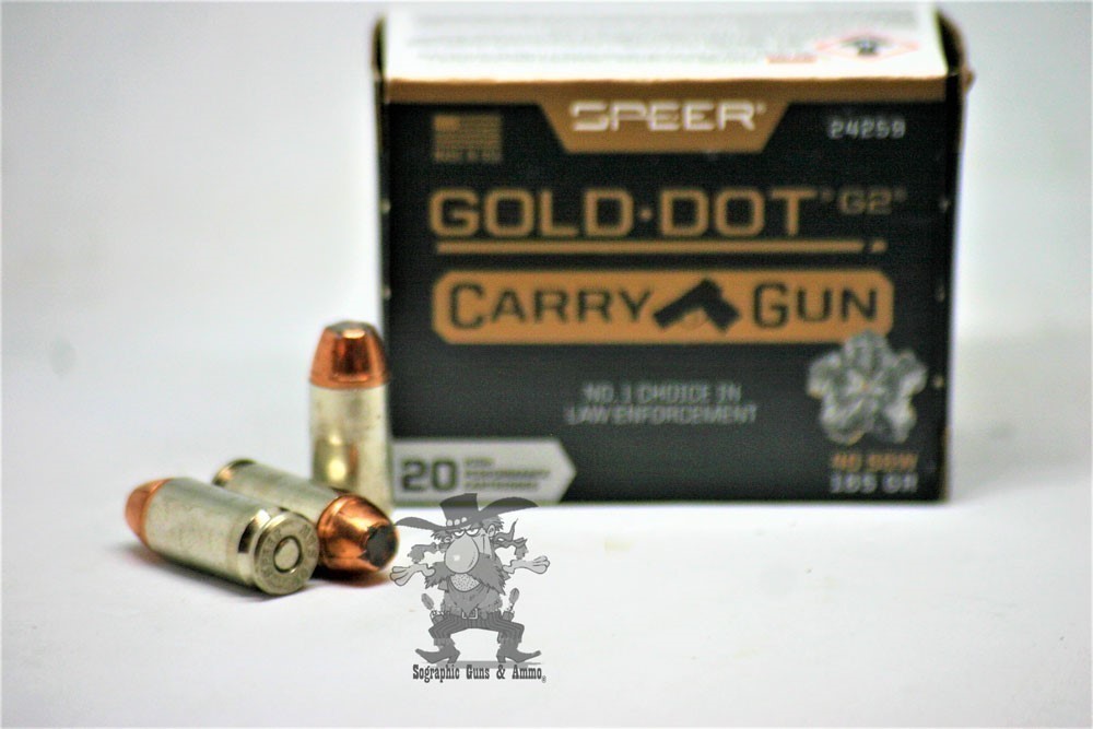 40 S&W SPEER GOLD DOT CARRY GUN Personal Protection 40s&w 165 Gr JHP 20rds-img-1