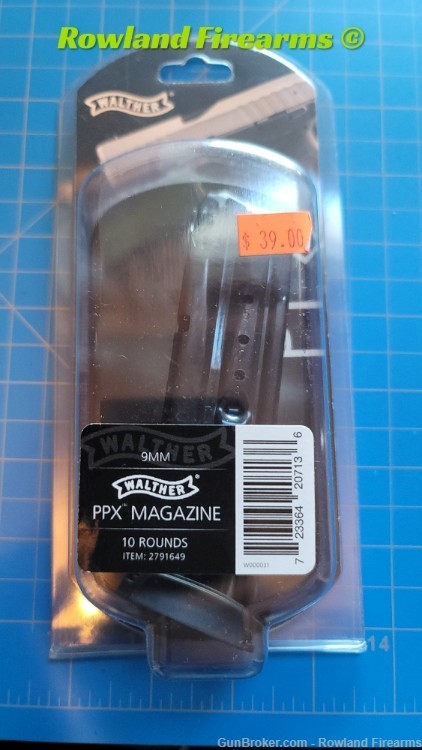 Walther PPX 9MM 10 Round Factory Magazine-img-0