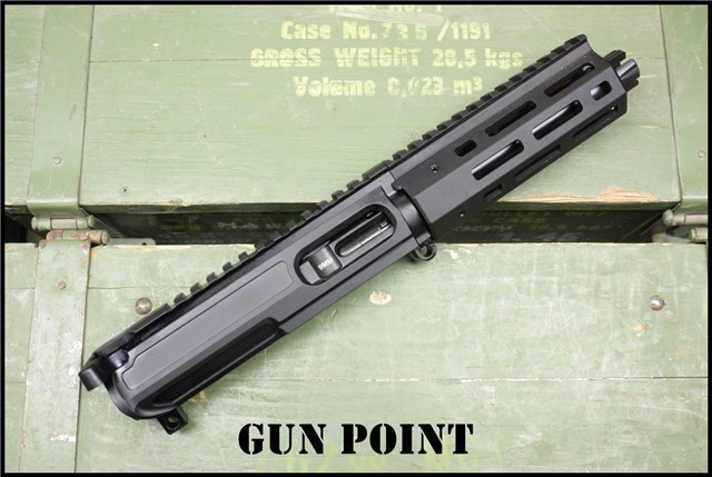 Gun Point 5.5" Complete 9MM AR15 Upper Glock/Colt BCG -img-0