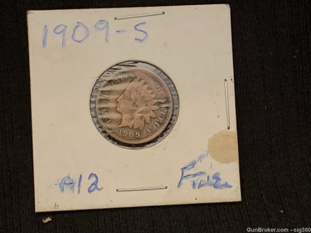 1909-S US INDIAN HEAD PENNY, IN GREAT CONDITION, RARE-img-2