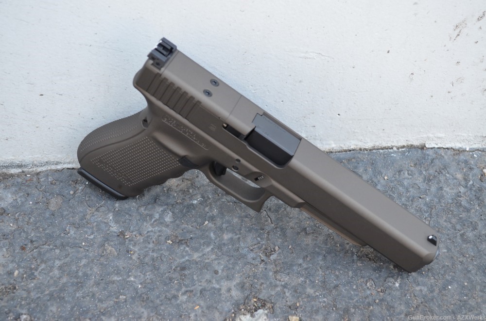 Glock 40 Gen 4 MOS 10mm X-Werks Midnight Bronze G4 Optic Ready Long slide-img-3