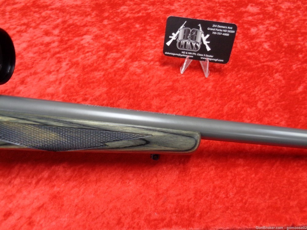 Ruger 77/17 All Weather GREEN Laminate Stock 17 HMR Nikon VX Scope WE TRADE-img-3