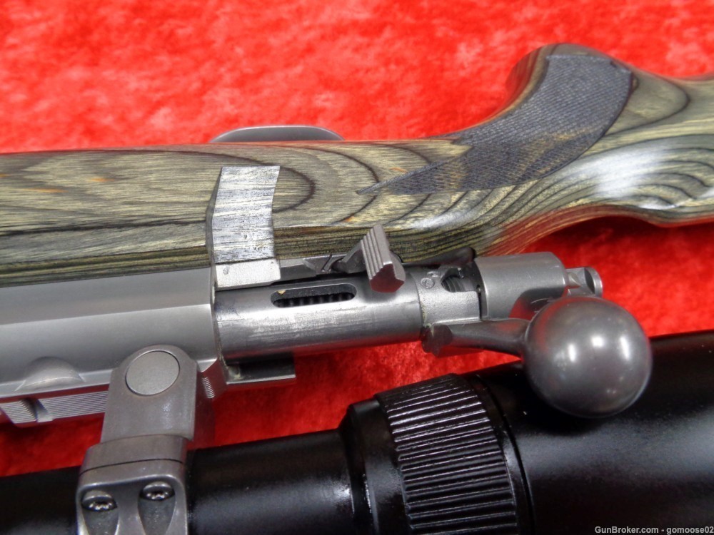 Ruger 77/17 All Weather GREEN Laminate Stock 17 HMR Nikon VX Scope WE TRADE-img-15