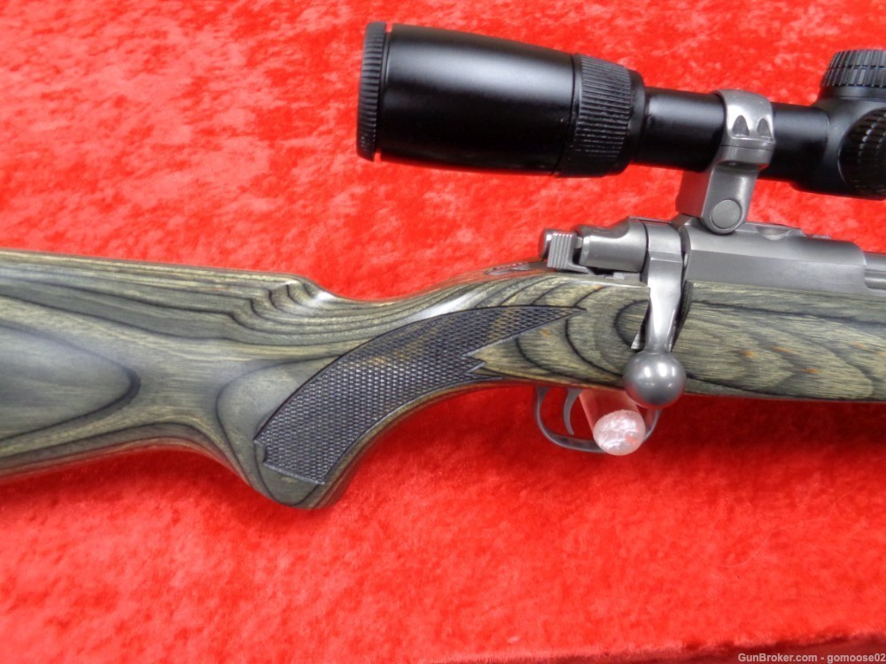 Ruger 77/17 All Weather GREEN Laminate Stock 17 HMR Nikon VX Scope WE TRADE-img-4