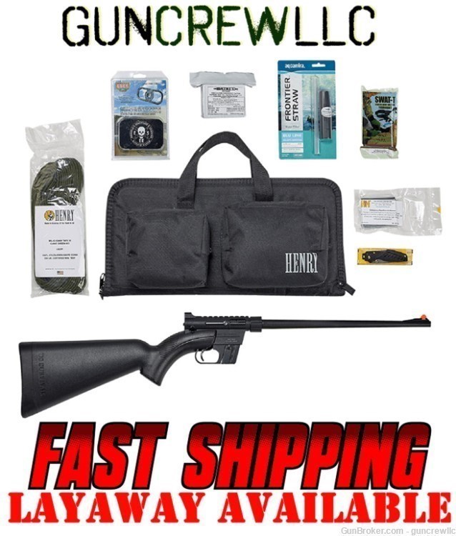 Henry AR7 AR-7 US Survival Rifle Gear Bag Kit 22LR 22 LR H002BSGB Layaway-img-0
