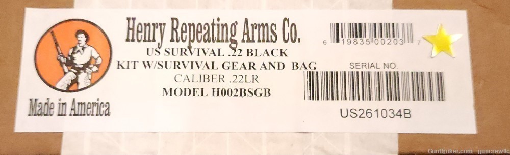 Henry AR7 AR-7 US Survival Rifle Gear Bag Kit 22LR 22 LR H002BSGB Layaway-img-15