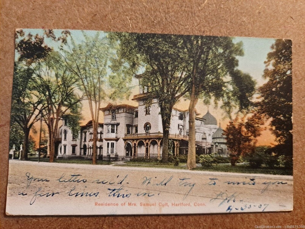 Sam Colt House Post Card 1907-img-0