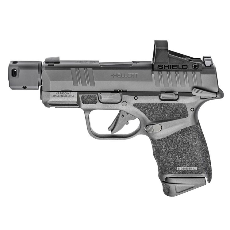 Springfield Hellcat RDP 9mm 3.8" Brl, Compensator Shield SMSc, Blk, 11/13rd-img-1