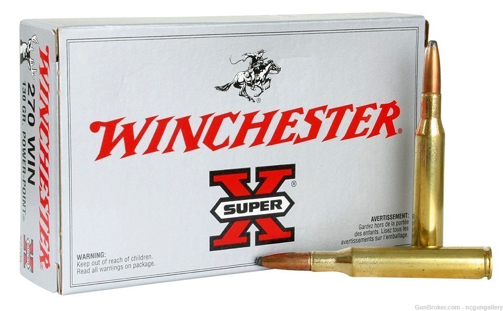 Winchester SuperX 270 130gr 20rd NEW FastShipNoCCFee X2705-img-0