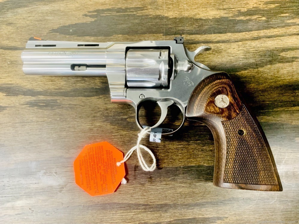  Colt Python 4.25" .357 Magnum Stainless Revolver - Factory New 2020 Model-img-4