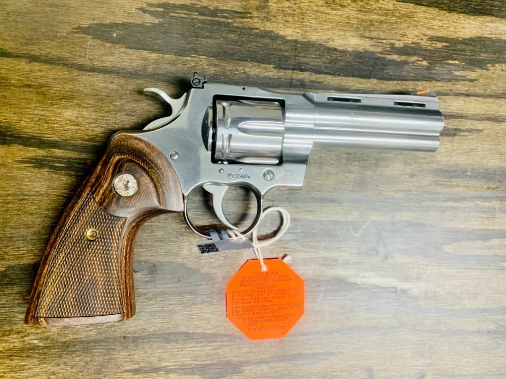  Colt Python 4.25" .357 Magnum Stainless Revolver - Factory New 2020 Model-img-2