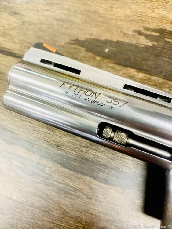  Colt Python 4.25" .357 Magnum Stainless Revolver - Factory New 2020 Model-img-0