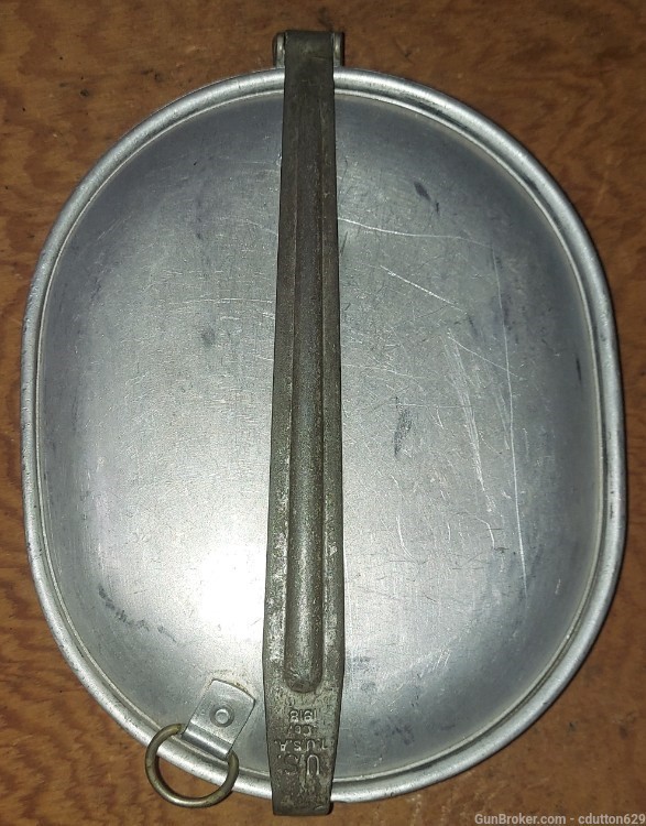USGI WWI 1918 aluminum mess kit -img-0