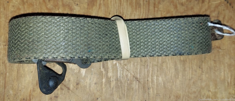 Spanish CETME , FR-7, FR-8 canvas and leather rifle sling-img-1