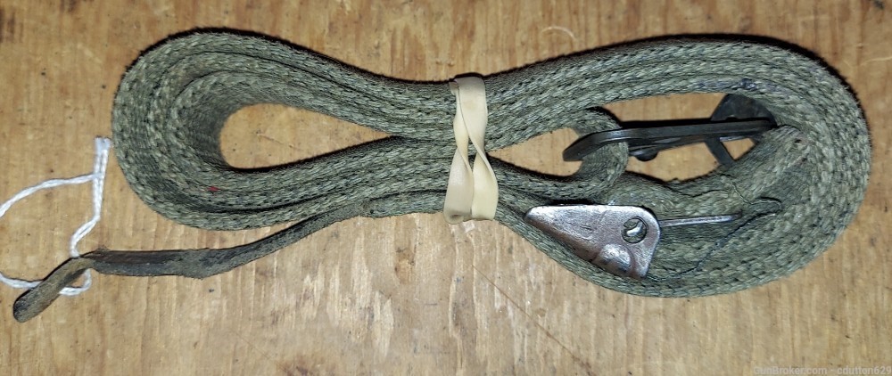 Spanish CETME , FR-7, FR-8 canvas and leather rifle sling-img-0
