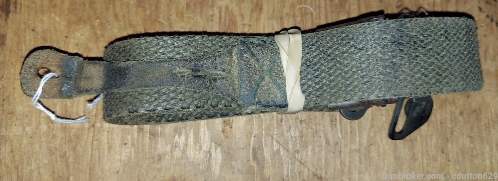 Spanish CETME , FR-7, FR-8 canvas and leather rifle sling-img-2