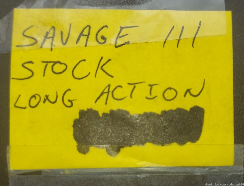 Savage 111 long action black plastic factory stock-img-6