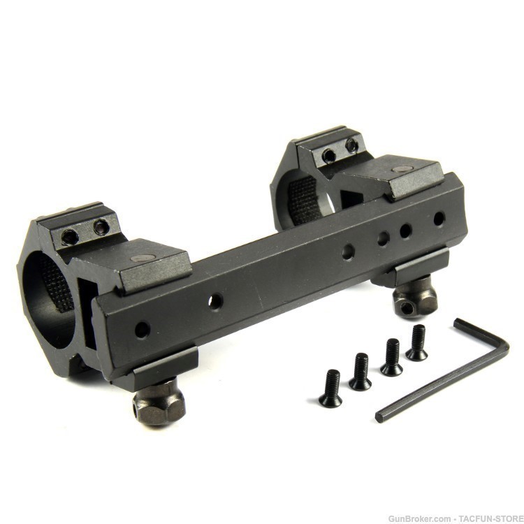 Ruger 10/22 Base Scope Mount + 1 Pair High Profile 25.4mm Rings-img-2
