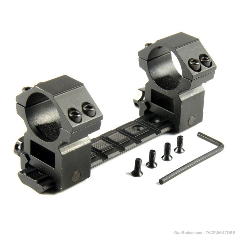 Ruger 10/22 Base Scope Mount + 1 Pair High Profile 25.4mm Rings-img-3