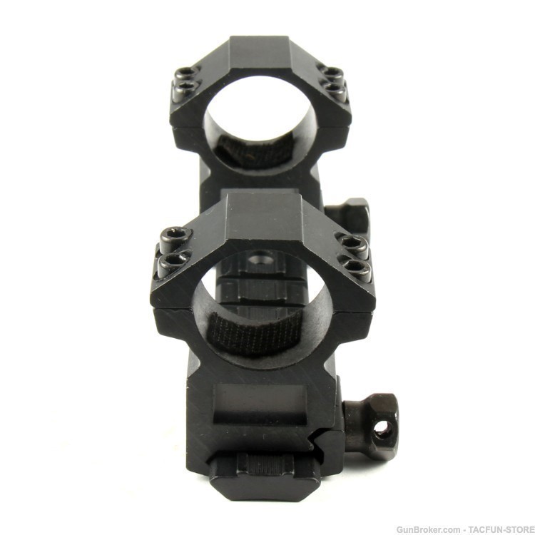 Ruger 10/22 Base Scope Mount + 1 Pair High Profile 25.4mm Rings-img-1