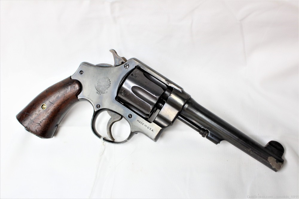 Smith & Wesson Model 1917 Brazilian Contract Model 1937 .45ACP Revolver-img-6