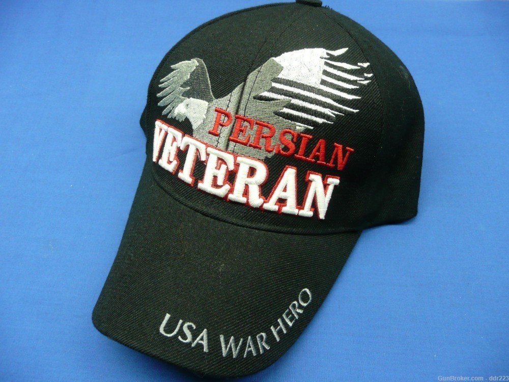 Persian Veteran Hat,  Black, New with tags-img-3