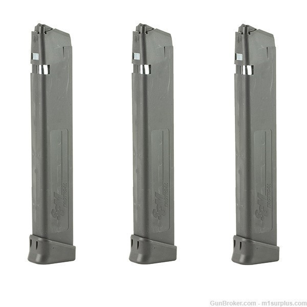 3 Pack - SGM Tactical 33rd 9mm Magazines fits Ruger PC Carbine Charger-img-0