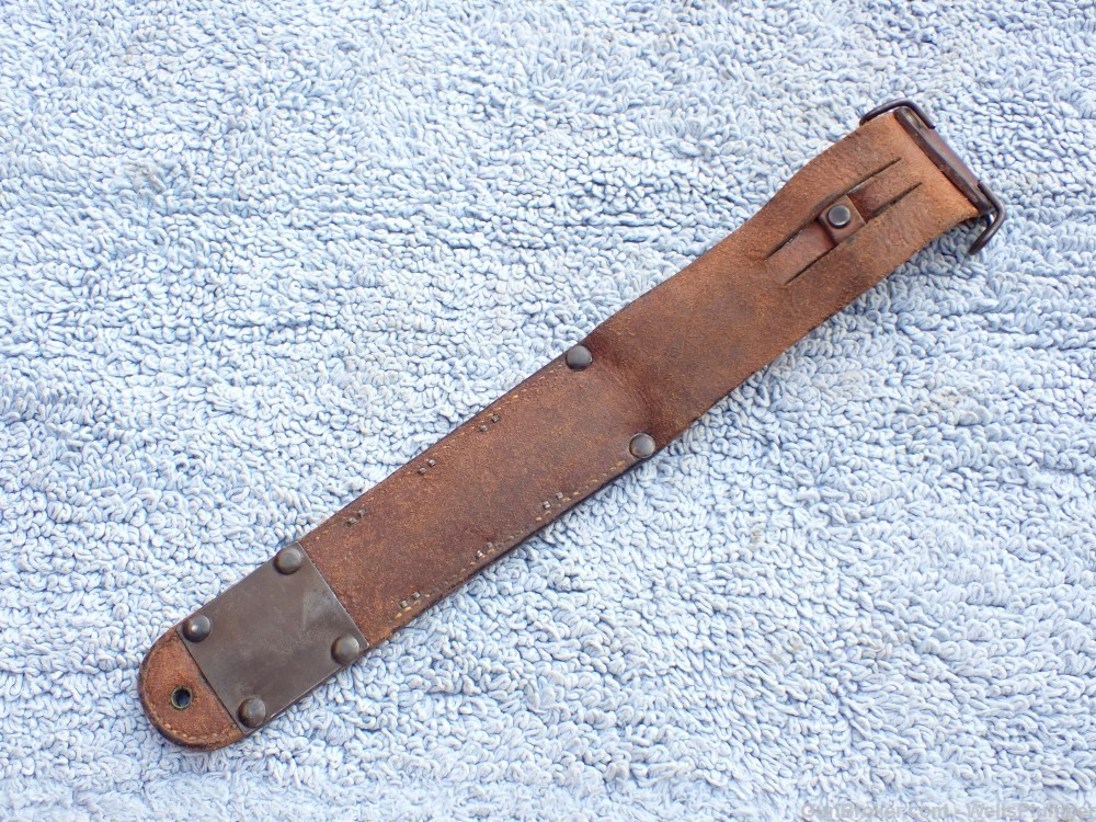 US WWII CASE 1943 M3 BLADE MARKED FIGHTING KNIFE WITH M6 MILSCO SCABBARD-img-31
