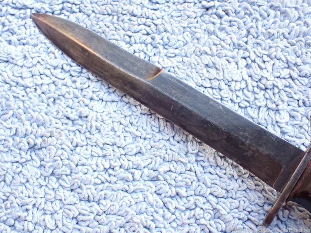 US WWII CASE 1943 M3 BLADE MARKED FIGHTING KNIFE WITH M6 MILSCO SCABBARD-img-29