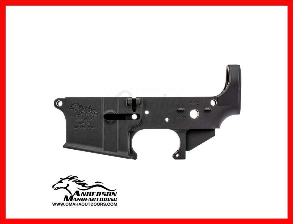 Anderson AM15 AR-15 Stripped Lower Receiver D2-K067-A000-0P-img-0