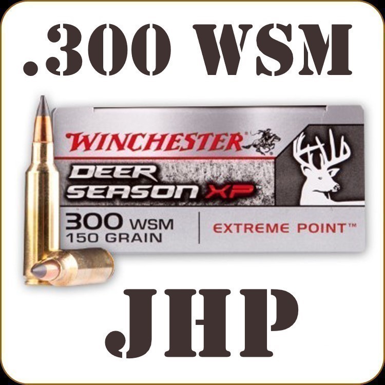 20rds Winchester Deer Season XP™ .300 WSM 150gr JHP X300SDS FAST SHIPPING-img-0
