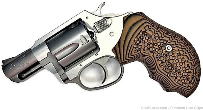 Charter Arms G10 wrap around Coyote Color non-slip texture -img-1
