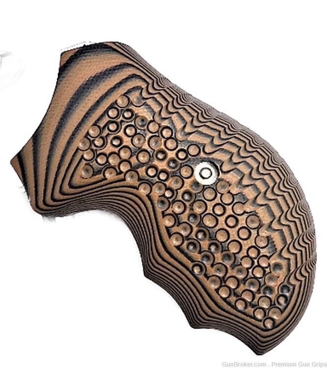 Charter Arms G10 wrap around Coyote Color non-slip texture -img-4