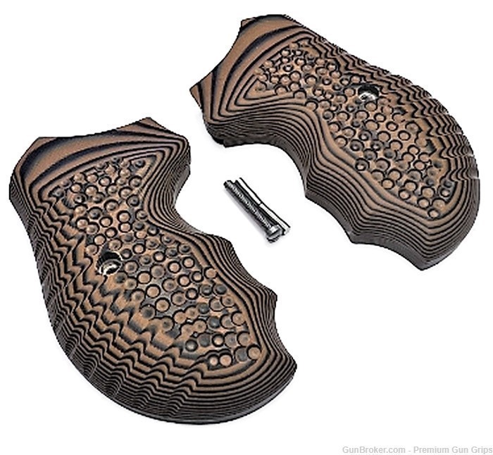 Charter Arms G10 wrap around Coyote Color non-slip texture -img-2