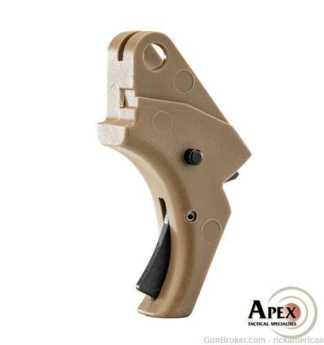 Apex Tactical Polymer Actn Enhance Trig Kit FDE, S&W SD SD-VE 107-145-F-img-1