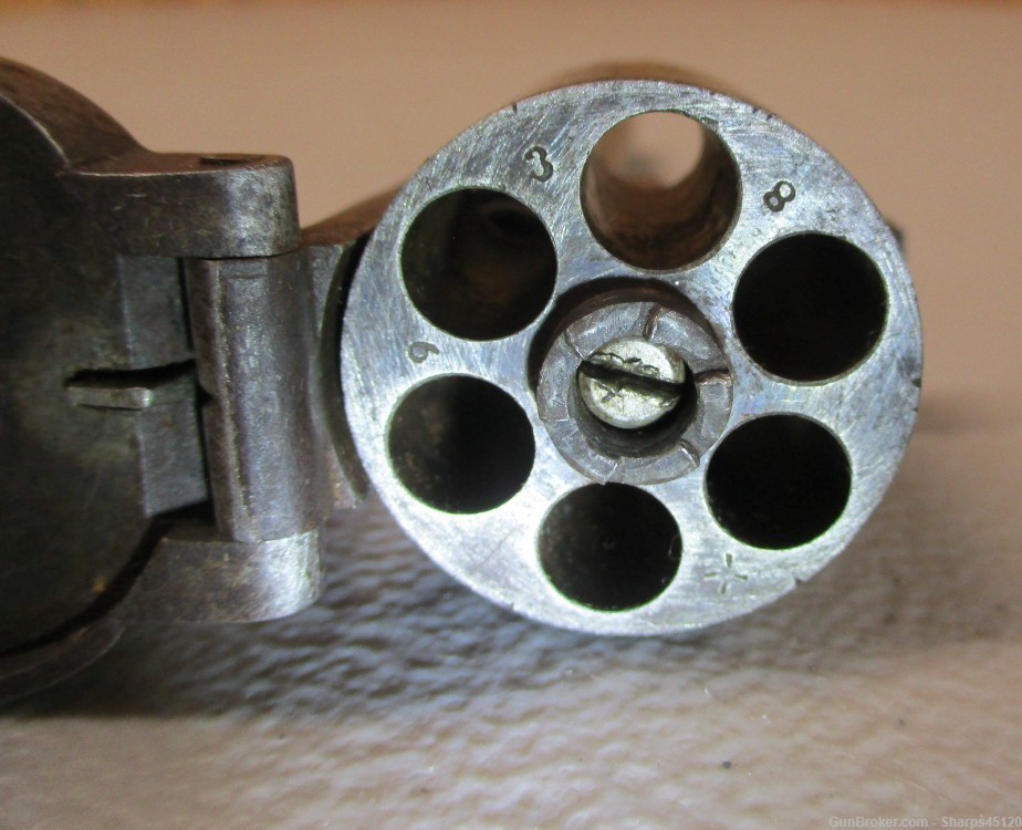 Rare Pond Revolver [ Non-S&W Stamped ] American Collectible History Piece-img-17